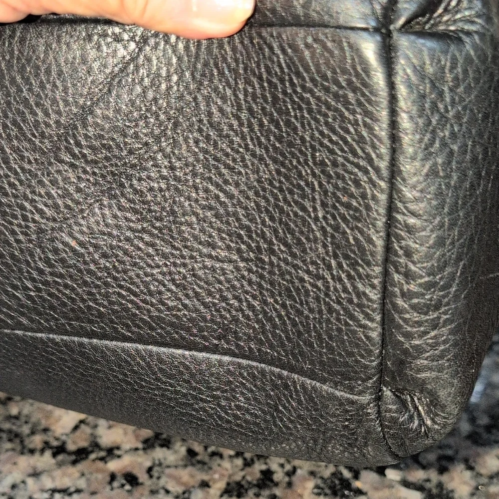 Coach 26224 Phoebe Black Pebble Leather Tote Bag